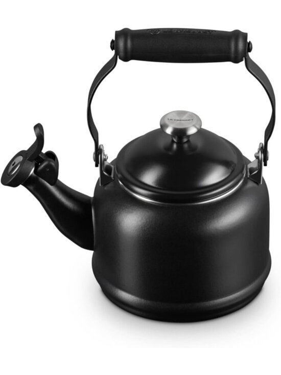 Other - Black Enamel Steel Demi Teakettles 1.25 Quart Stainless steel Pot For Kitchen